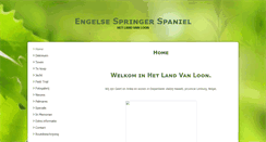 Desktop Screenshot of engelsespringerspaniel.be